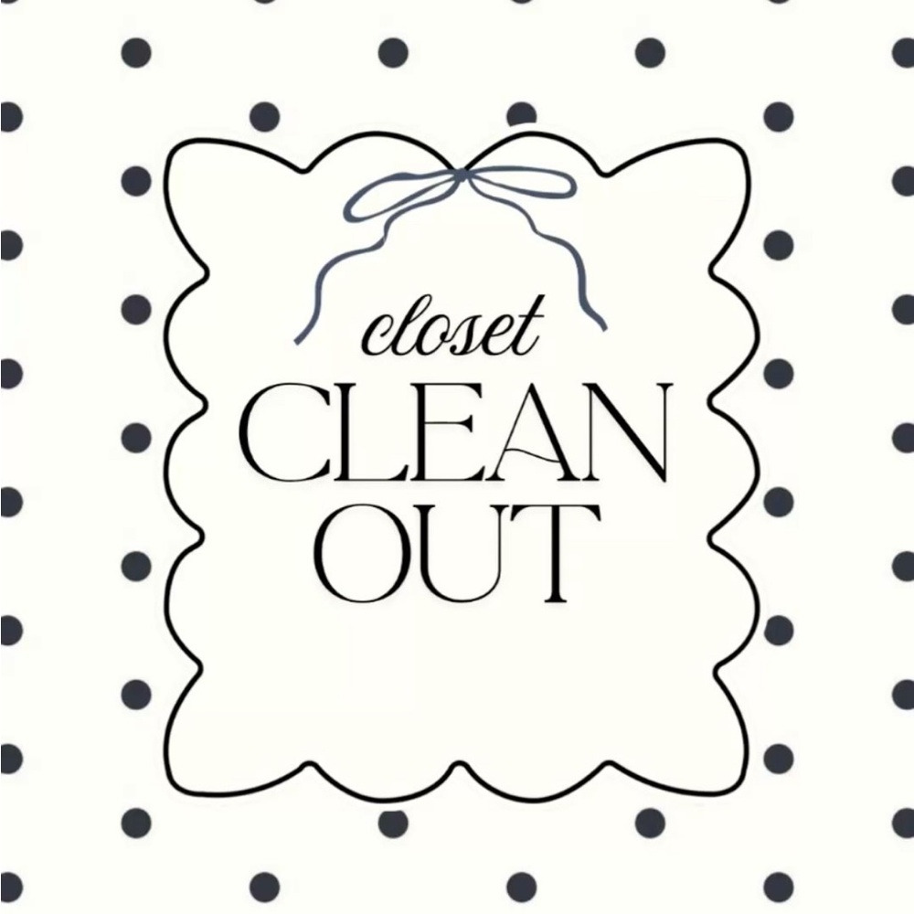 CLOSET CLEAN OUT!!!